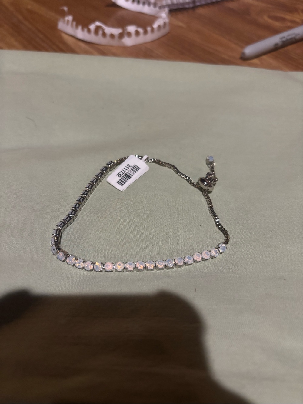 Silver Opal Tennis Bracelet - Women Jewelry